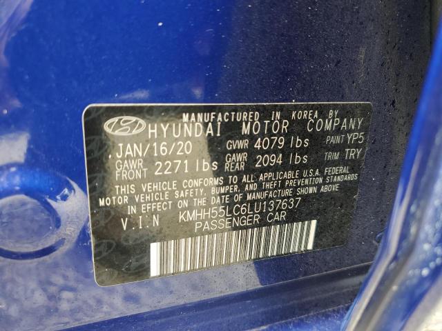 KMHH55LC6LU137637 2020 HYUNDAI ELANTRA - Image 14