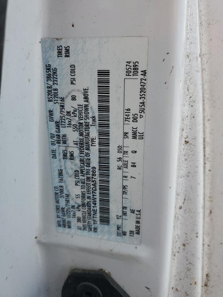 1FTNE14W17DA57869 2007 Ford Econoline E150 Van