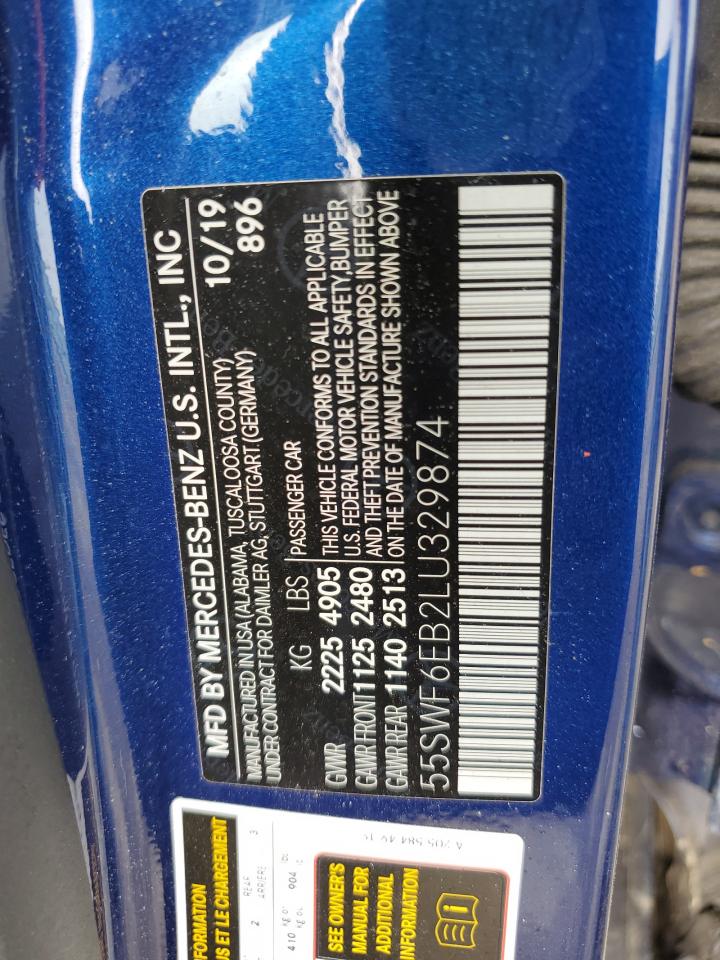 55SWF6EB2LU329874 2020 Mercedes-Benz C 43 Amg