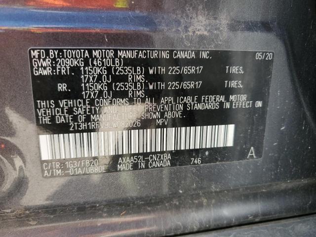 2020 TOYOTA RAV4 LE - 2T3H1RFV9LW082026