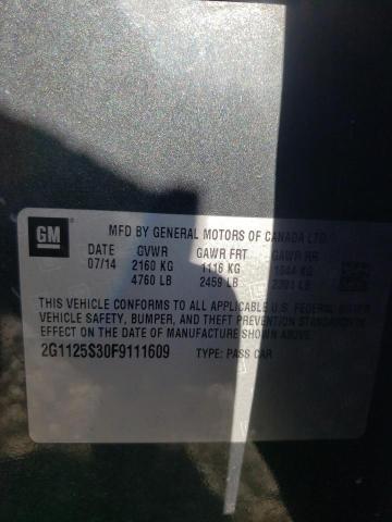 2015 CHEVROLET IMPALA LT - 2G1125S30F9111609