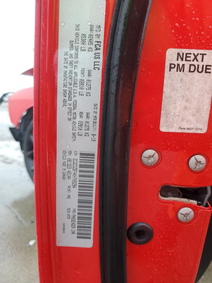 2C3CDZBT4KH705254 2019 Dodge Challenger R/T