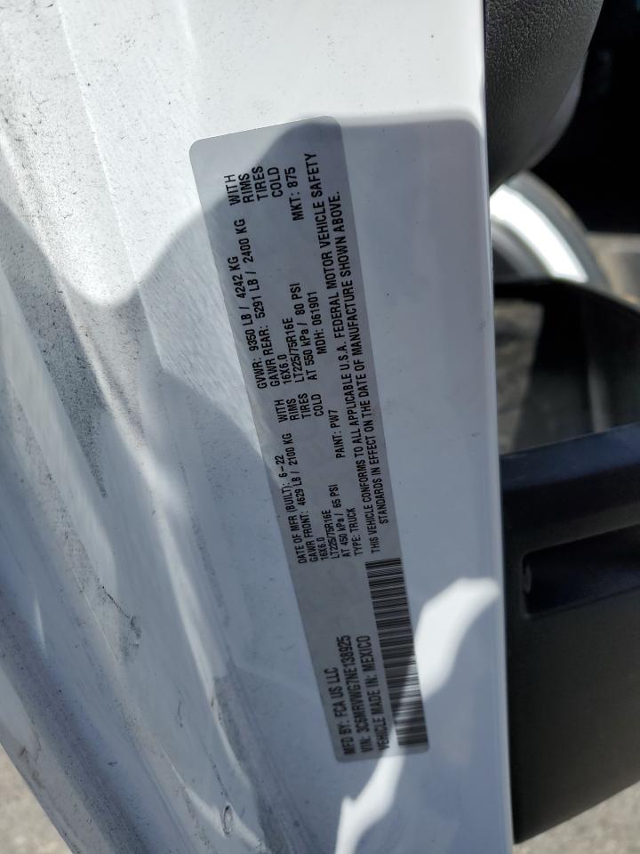 3C6MRVWG7NE138925 2022 Ram Promaster 3500 3500 Standard