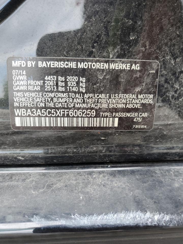 WBA3A5C5XFF606259 2015 BMW 328 I