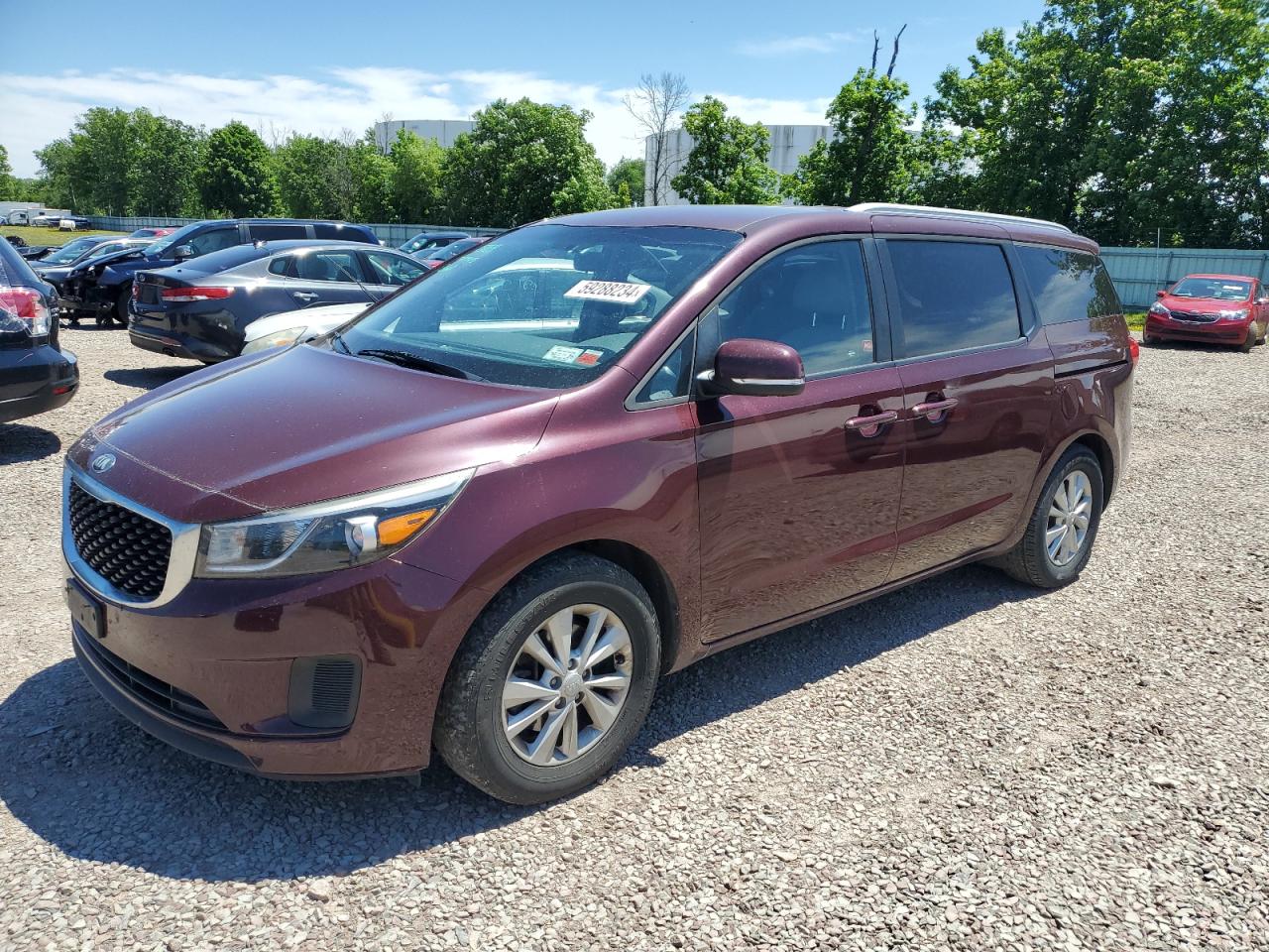 2016 Kia Sedona Lx vin: KNDMB5C19G6172001