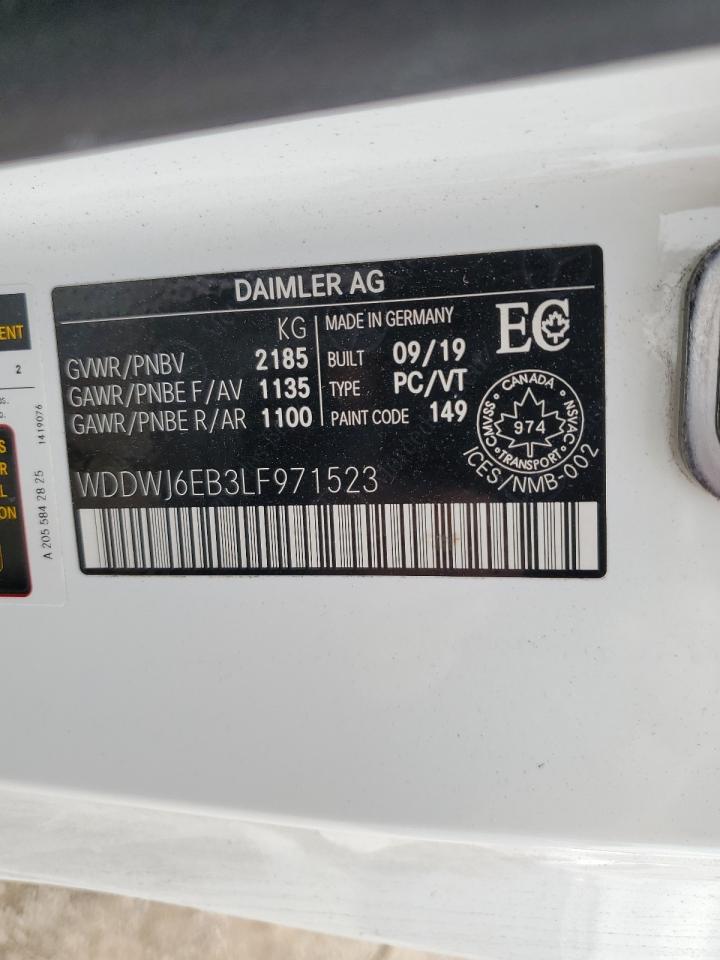 WDDWJ6EB3LF971523 2020 Mercedes-Benz C 43 Amg