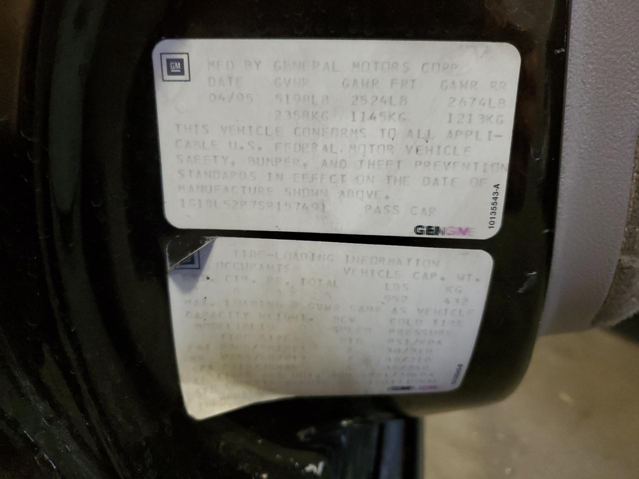 1G1BL52P7SR157491 1995 Chevrolet Caprice / Impala Classic Ss