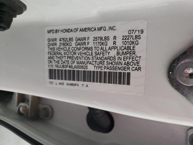 2020 Acura Tlx Technology VIN: 19UUB3F46LA000625 Lot: 59155084