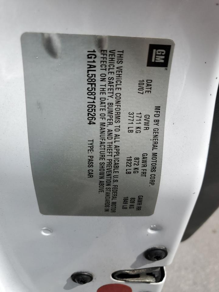 1G1AL58F587165264 2008 Chevrolet Cobalt Lt