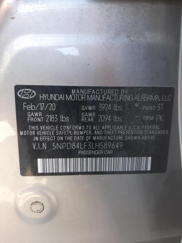 2020 HYUNDAI ELANTRA SE - 5NPD84LF3LH589649