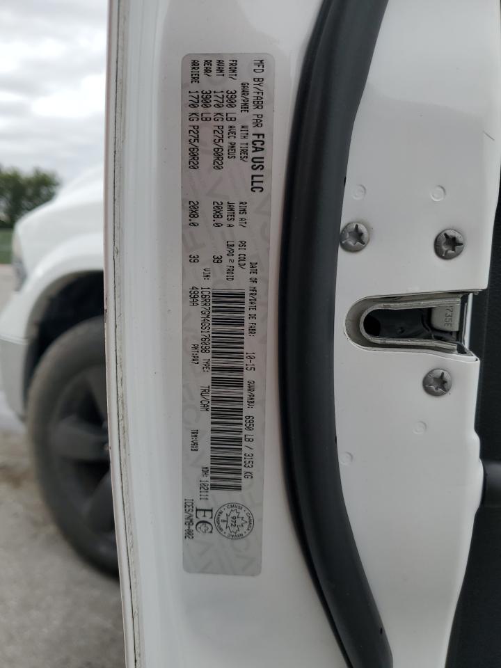 1C6RR7GM4GS176098 2016 Ram 1500 Slt