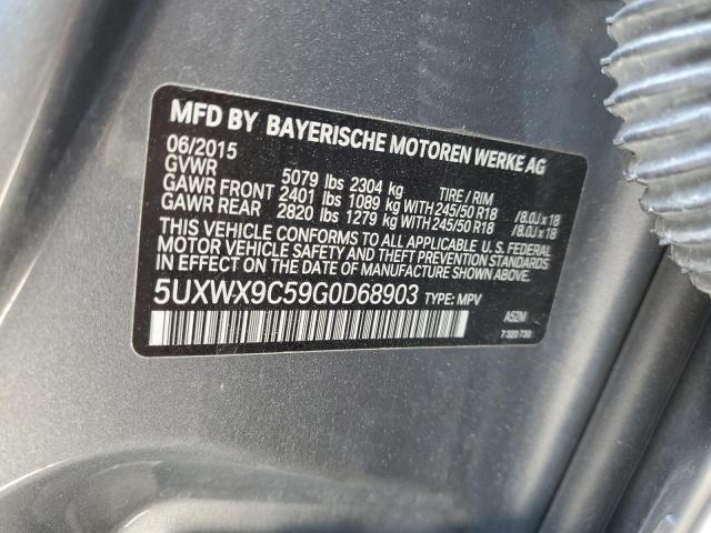 VIN 5UXWX9C59G0D68903 2016 BMW X3, Xdrive28I no.12