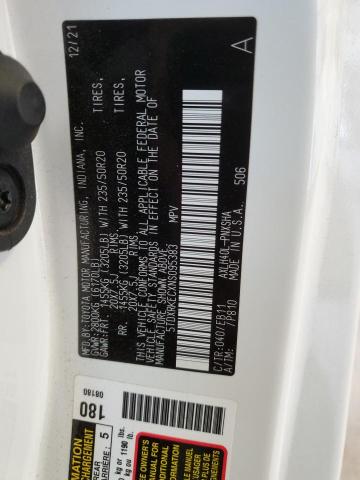 2022 TOYOTA SIENNA XSE - 5TDXRKECXNS095383