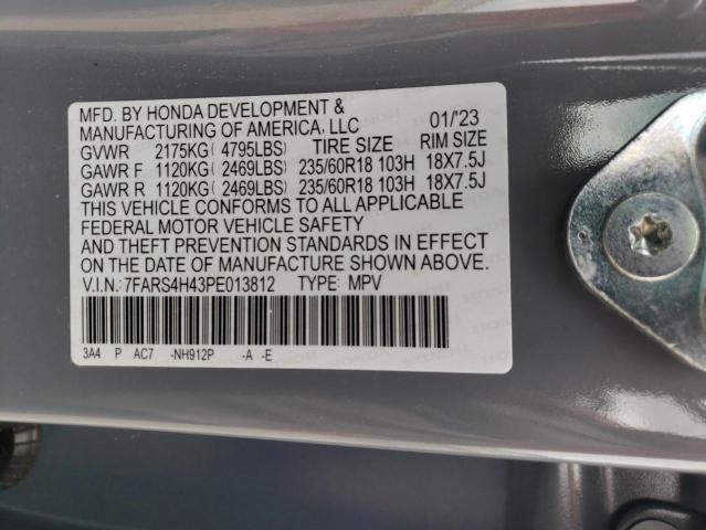 7FARS4H43PE013812 2023 Honda Cr-V Ex