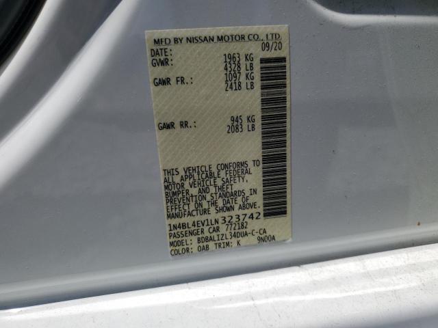 2020 NISSAN ALTIMA SL - 1N4BL4EV1LN323742