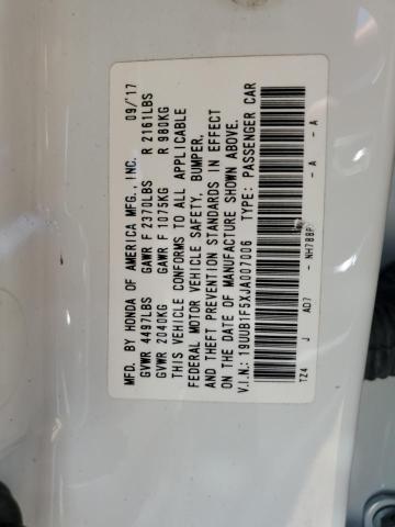 19UUB1F5XJA007006 2018 Acura Tlx Tech