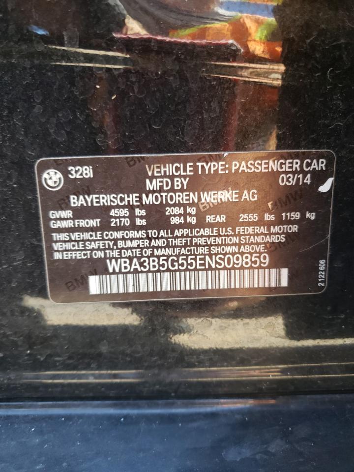 WBA3B5G55ENS09859 2014 BMW 328 Xi Sulev