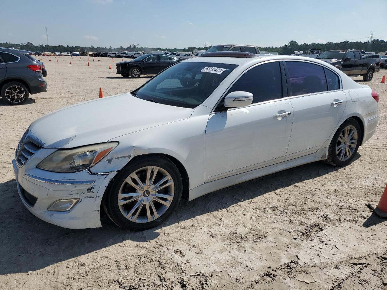 2012 Hyundai Genesis 3.8L vin: KMHGC4DD9CU173731