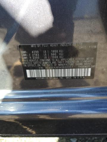 2017 SUBARU IMPREZA LI - 4S3GKAU65H3600357