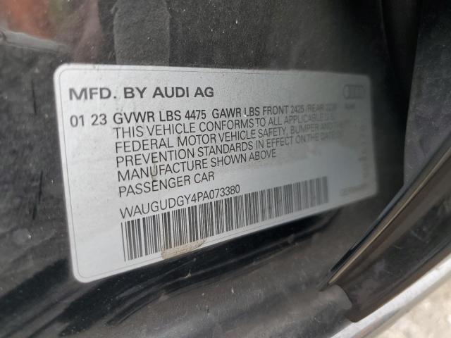 2023 Audi A3 Premium VIN: WAUGUDGY4PA073380 Lot: 58653944