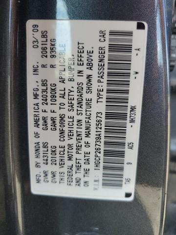2009 Honda Accord Ex VIN: 1HGCP26739A125673 Lot: 60133464