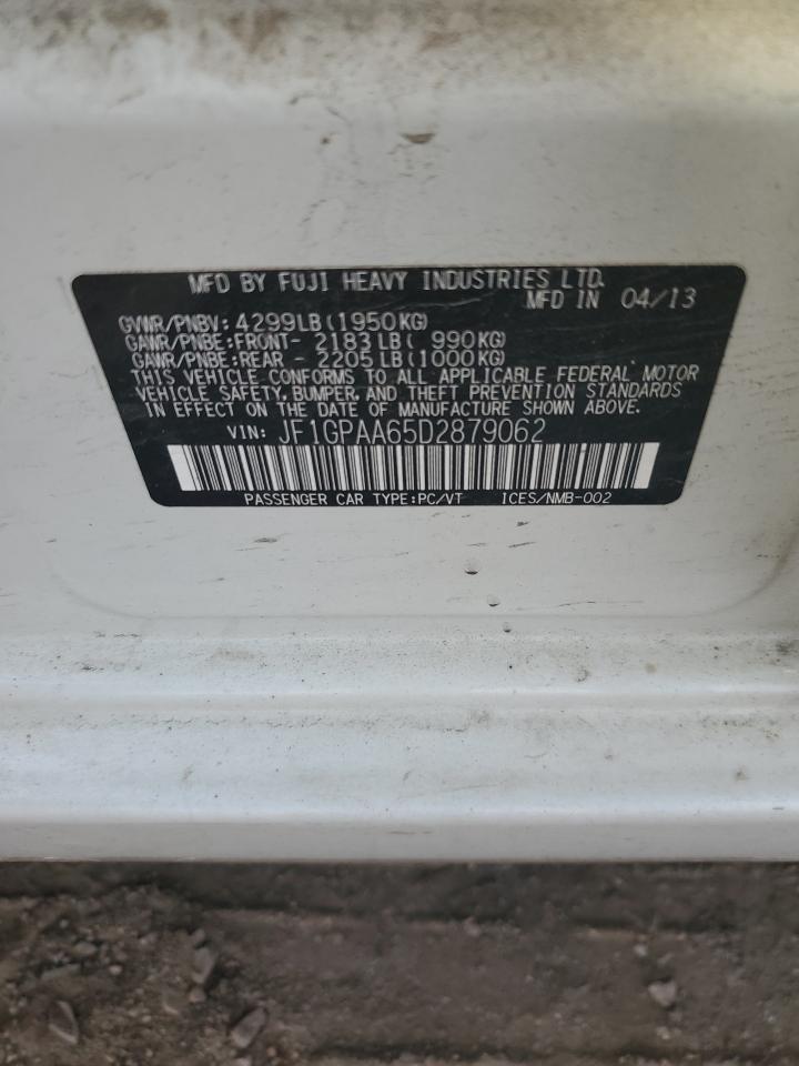 JF1GPAA65D2879062 2013 Subaru Impreza
