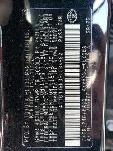 2023 TOYOTA CAMRY SE N - 4T1G11BK3PU086662