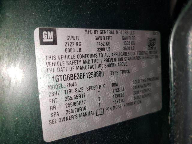 2015 GMC CANYON SLE - 1GTG6BE38F1258880