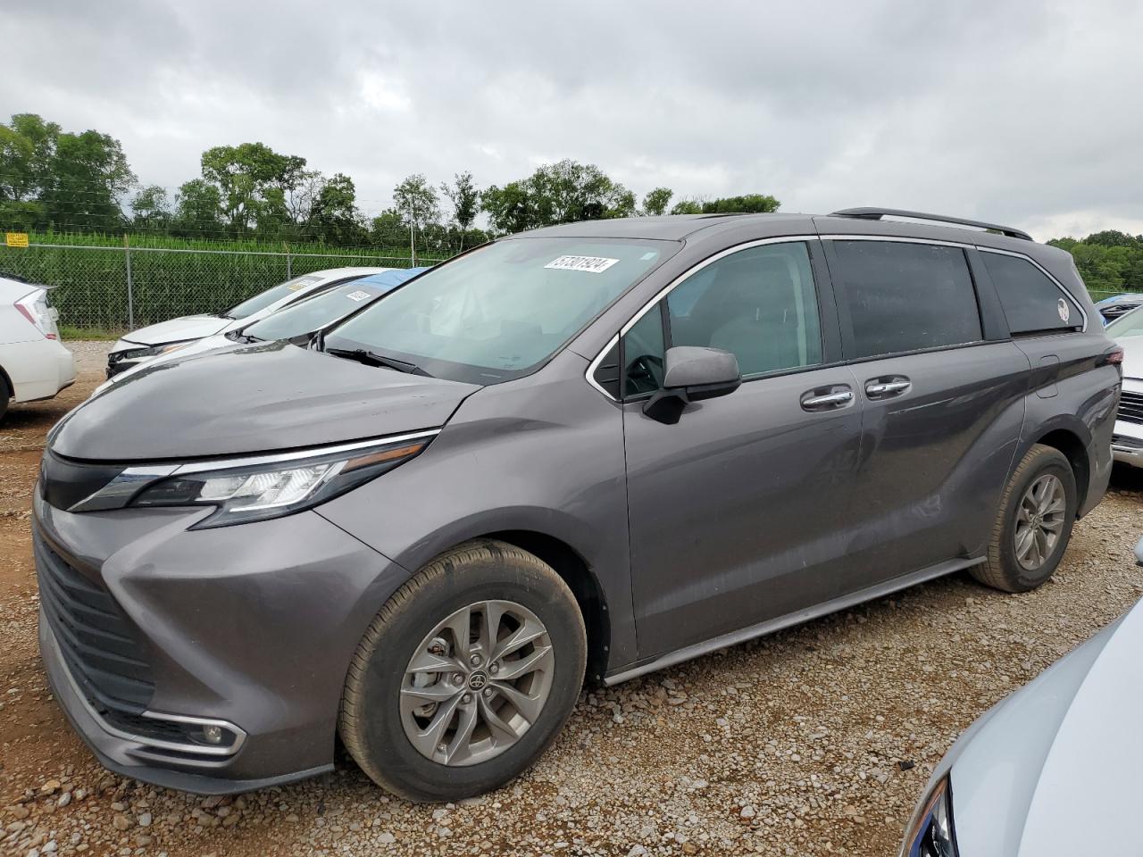 2022 Toyota Sienna Xle vin: 5TDYRKEC3NS094581