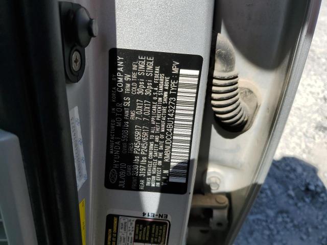 2011 Hyundai Veracruz Gls VIN: KM8NUDCC4BU143273 Lot: 59480104