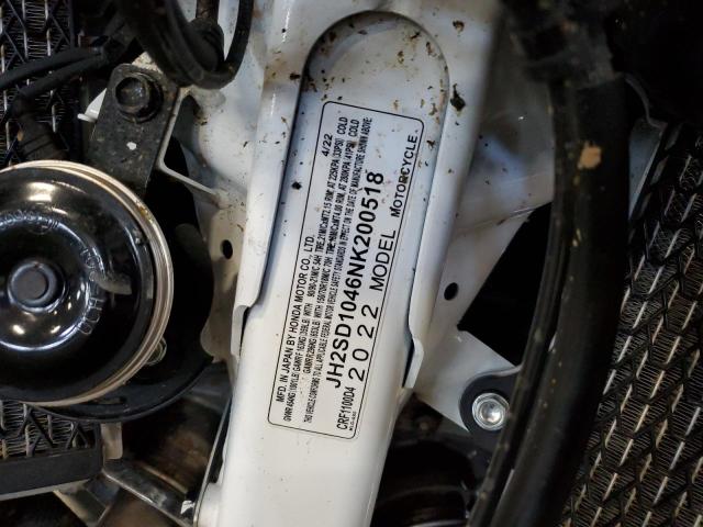 2022 HONDA CRF1100 D4 JH2SD1046NK200518