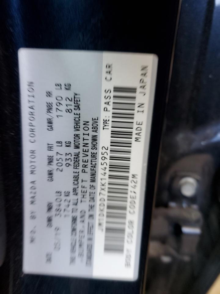 JM1DKDD7XK1445952 2019 Mazda Cx-3 Grand Touring