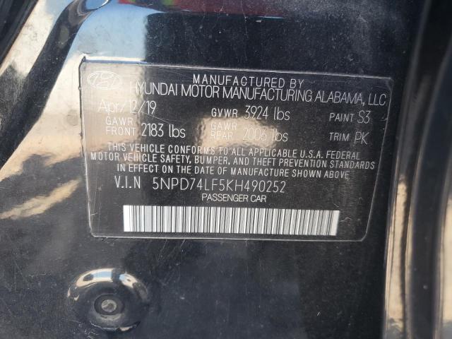 2019 HYUNDAI ELANTRA SE - 5NPD74LF5KH490252