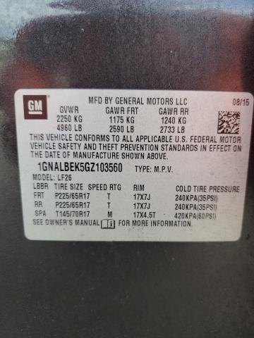 2016 CHEVROLET EQUINOX LS - 1GNALBEK5GZ103560