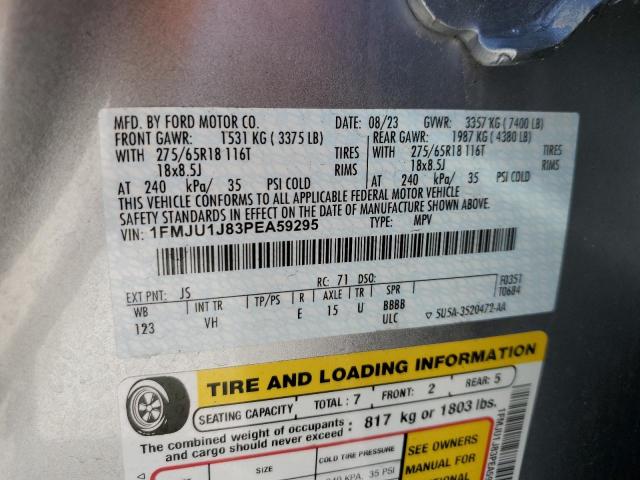 2023 FORD EXPEDITION - 1FMJU1J83PEA59295