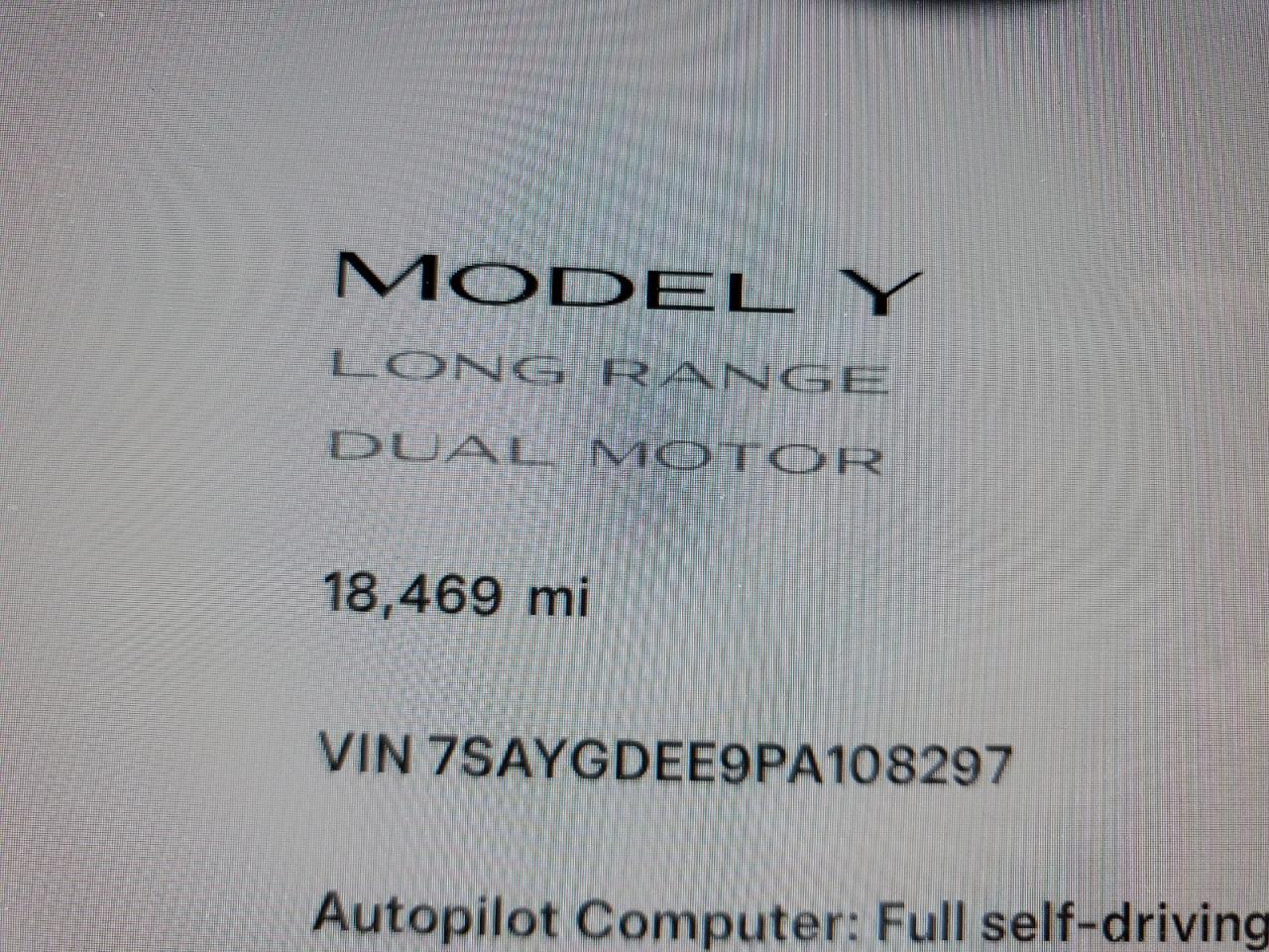 7SAYGDEE9PA108297 2023 Tesla Model Y