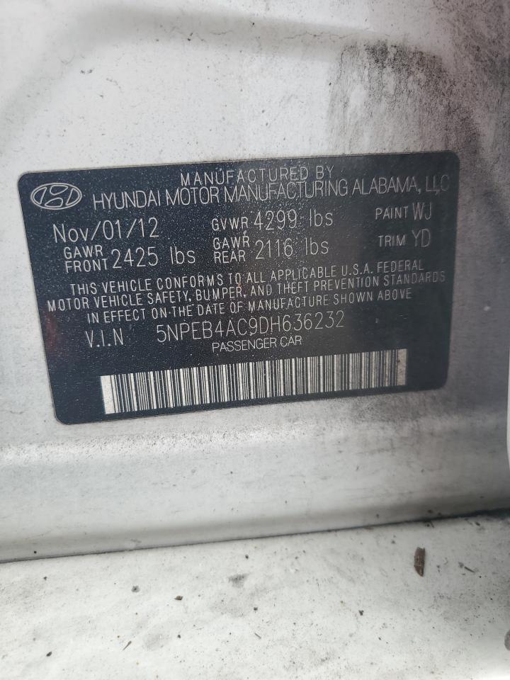 5NPEB4AC9DH636232 2013 Hyundai Sonata Gls