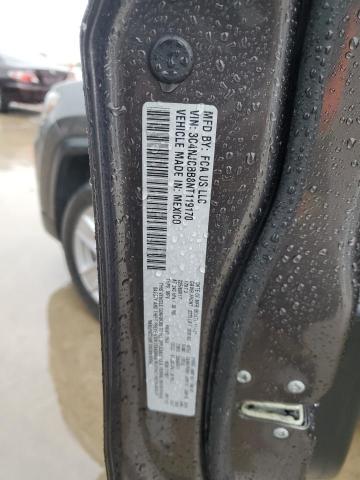 2022 Jeep Compass Latitude VIN: 3C4NJCBB8NT119170 Lot: 57150444