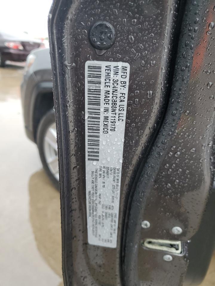 3C4NJCBB8NT119170 2022 Jeep Compass Latitude