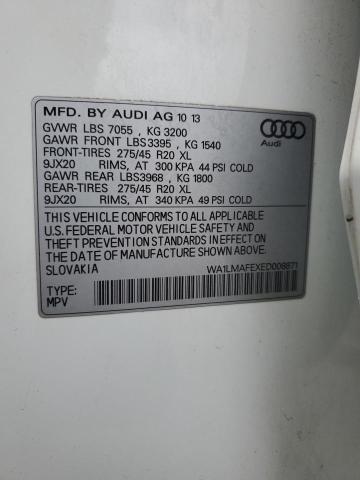 2014 Audi Q7 Premium Plus VIN: WA1LMAFEXED008871 Lot: 56857494