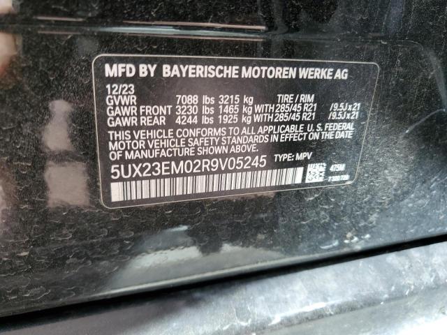 2024 BMW X7 xDrive40I VIN: 5UX23EM02R9V05245 Lot: 59498804