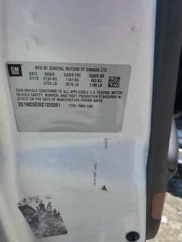 2012 Chevrolet Impala Ltz VIN: 2G1WC5E35C1229261 Lot: 60324464