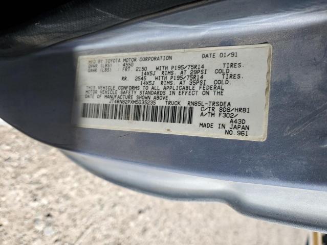 1991 Toyota Pickup 1/2 Ton Long Wheelbase Dlx VIN: JT4RN82PXM5035235 Lot: 59361134