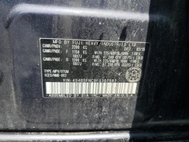 2015 SUBARU OUTBACK 3. - 4S4BSFNC8F3307587