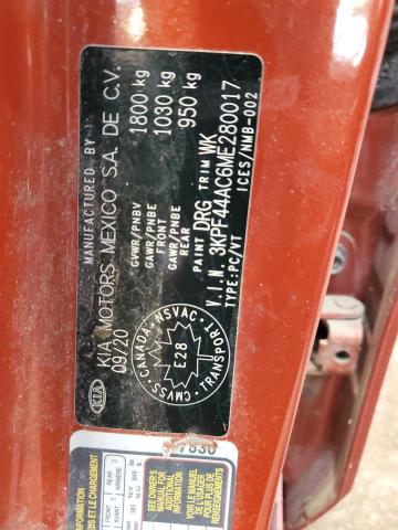 2021 Kia Forte Gt VIN: 3KPF44AC6ME280017 Lot: 59443624