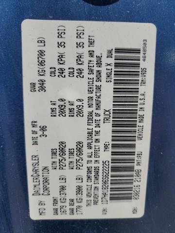 2006 Dodge Ram 1500 St VIN: 1D7HA18206S622225 Lot: 57665134