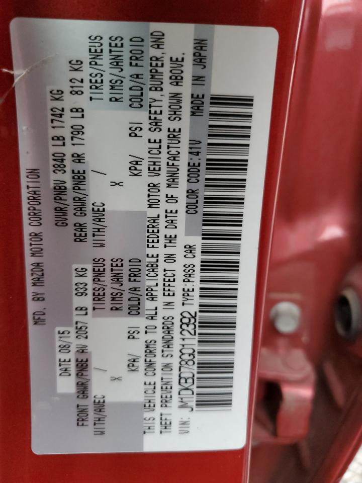 JM1DKBD78G0112392 2016 Mazda Cx-3 Grand Touring