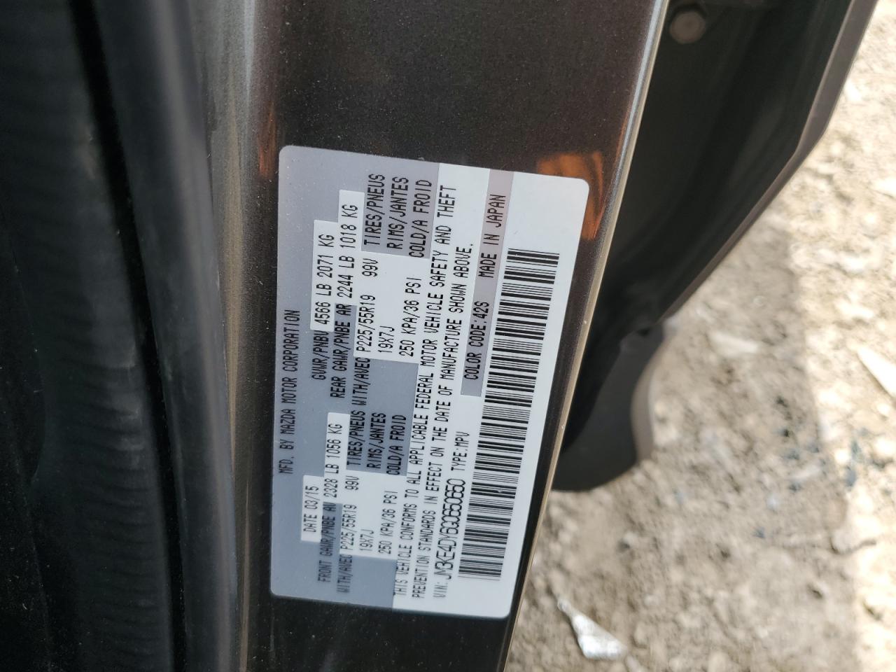 JM3KE4DY6G0650650 2016 Mazda Cx-5 Gt