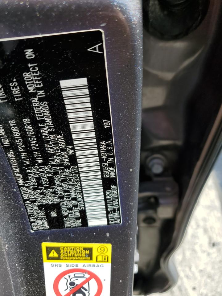 5TDJKRFH4GS330120 2016 Toyota Highlander Xle