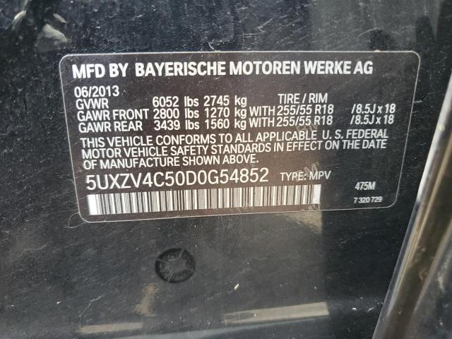 VIN 5UXZV4C50D0G54852 2013 BMW X5, Xdrive35I no.13